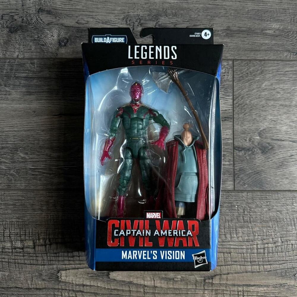 Rare 2019 Marvel Legends BAF Thor Vision Civil War Hasbro Action Figure Toy